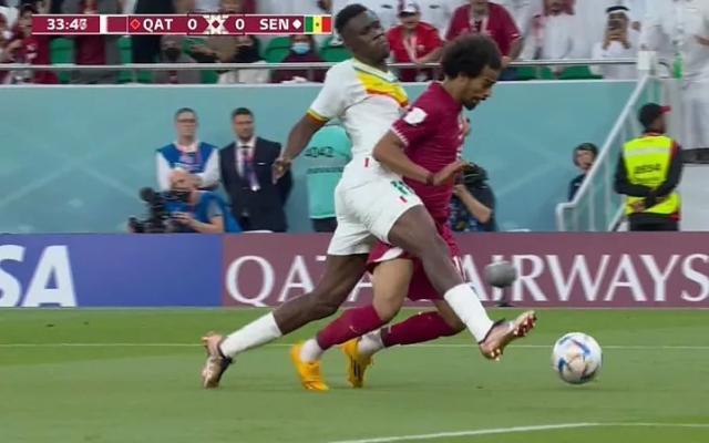 pp电子-【世界杯】卡塔尔首球门迪神扑，卡塔尔1-3塞内加尔